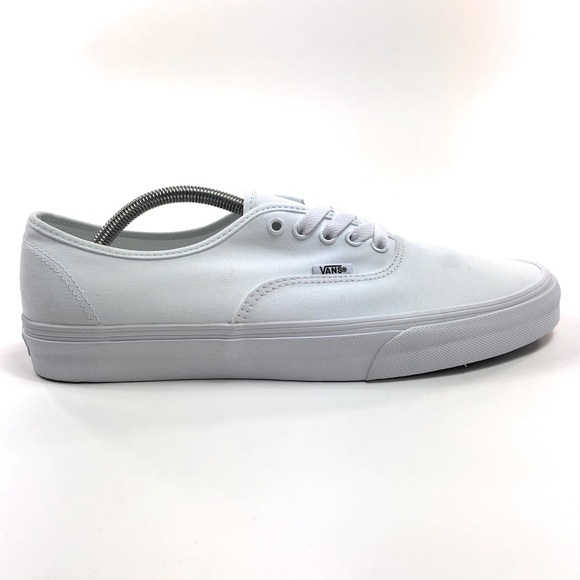 vans authentic skate shoe true white